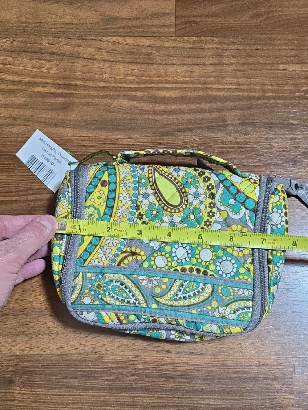 Vera Bradley Mini Hanging Organizer - Lemon Parfait